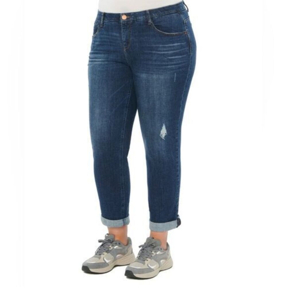 Democracy "Absolution Distressed Blue Girlfriend … - image 2